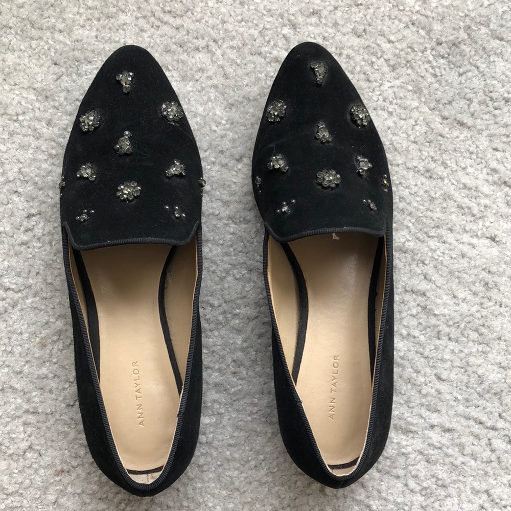 Ann Taylor - black loafers